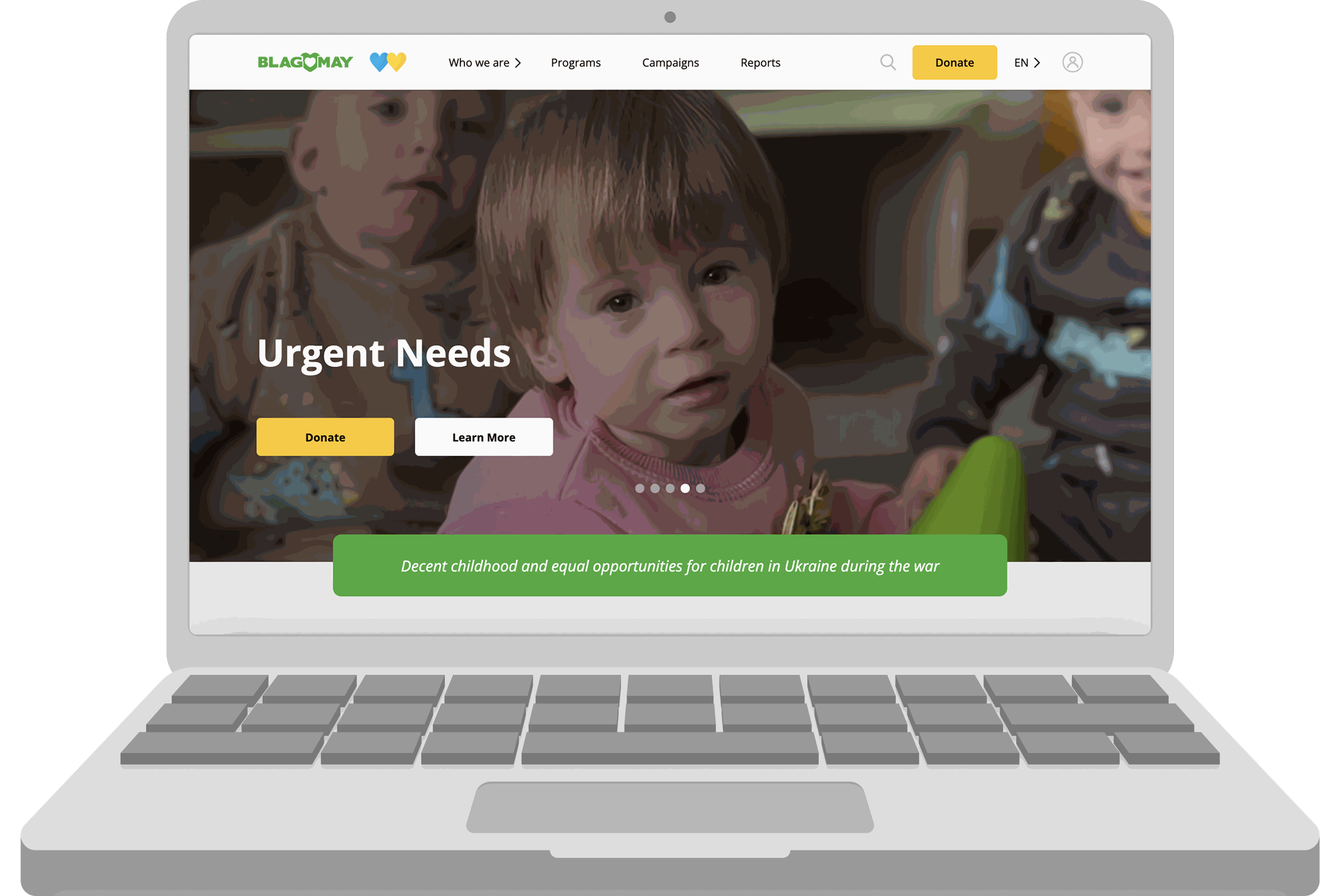 CharityMay – Comprehensive Donation & Reporting Platform for a Leading Ukrainian Charity